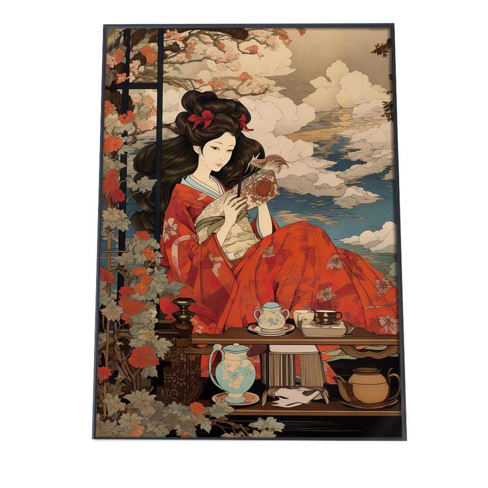 B2サイズ（約51x73cm）】【lh-poster-809】令和の浮世絵 版画風