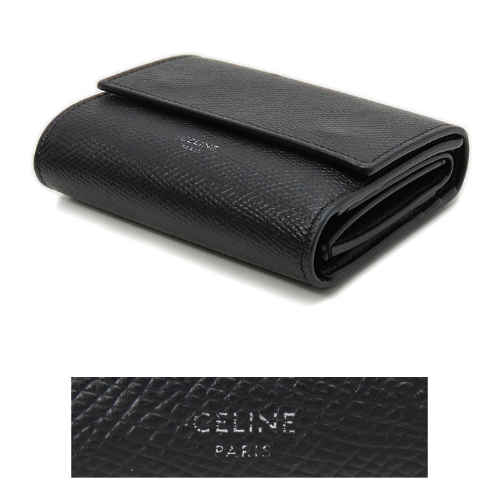 楽天市場】セリーヌ スモール トリフォールド ウォレット 3つ折り財布