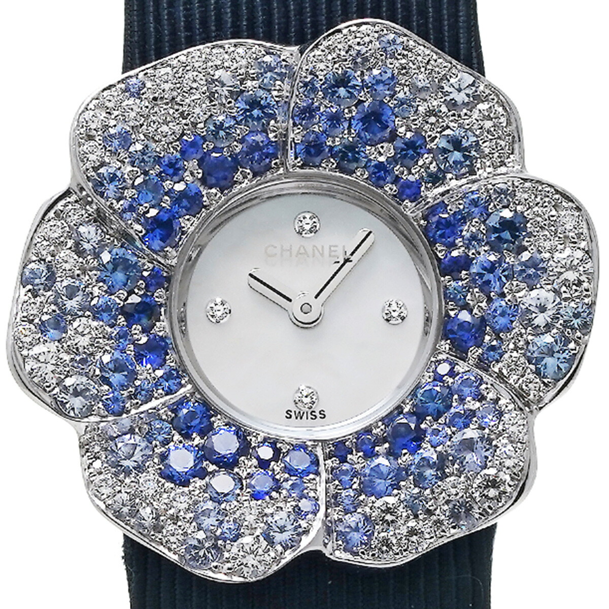 楽天市場】【中古】 シャネル CHANEL カメリア H1186 ホワイトシェル