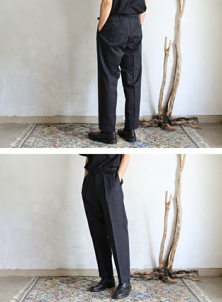 楽天市場】【Kaptain Sunshine】 Gurkha Trousers BLACK グルカ