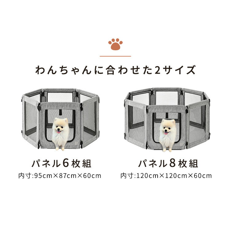 楽天市場】☆新商品☆【枚数選べる】ペットサークル ペットケージ 6面