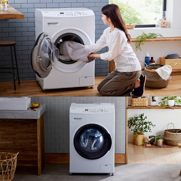 185 送料設置無料 アイリスドラム式洗濯機 7㌔ IRIS OHYAMA（アイリス