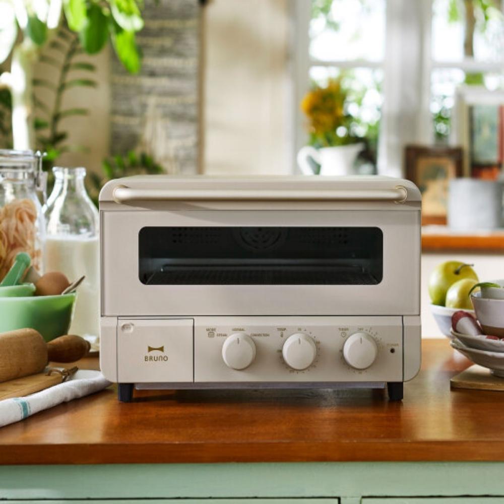 ②BRUNO ブルーノ 未開封新品 ホワイト BOE067-WH トースター
