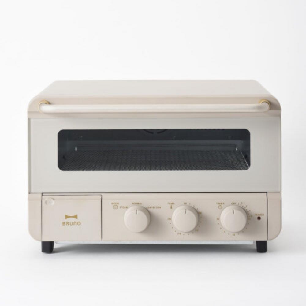 ブルーノ グレージュ BOE067-GRGスチーム&ベイクトースター 4枚焼き