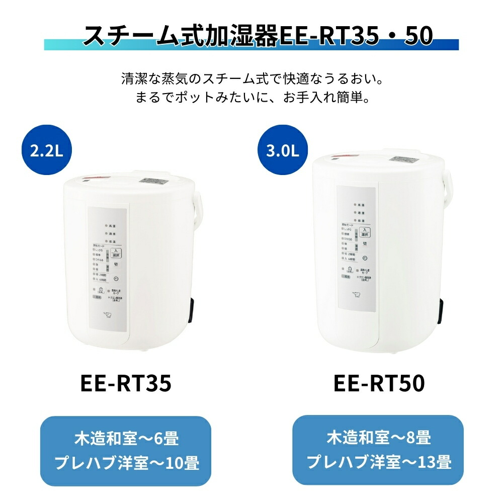 象印 スチーム式加湿器 EE-RR50 ホワイト 2022年製 象印 EE-RR50 価格