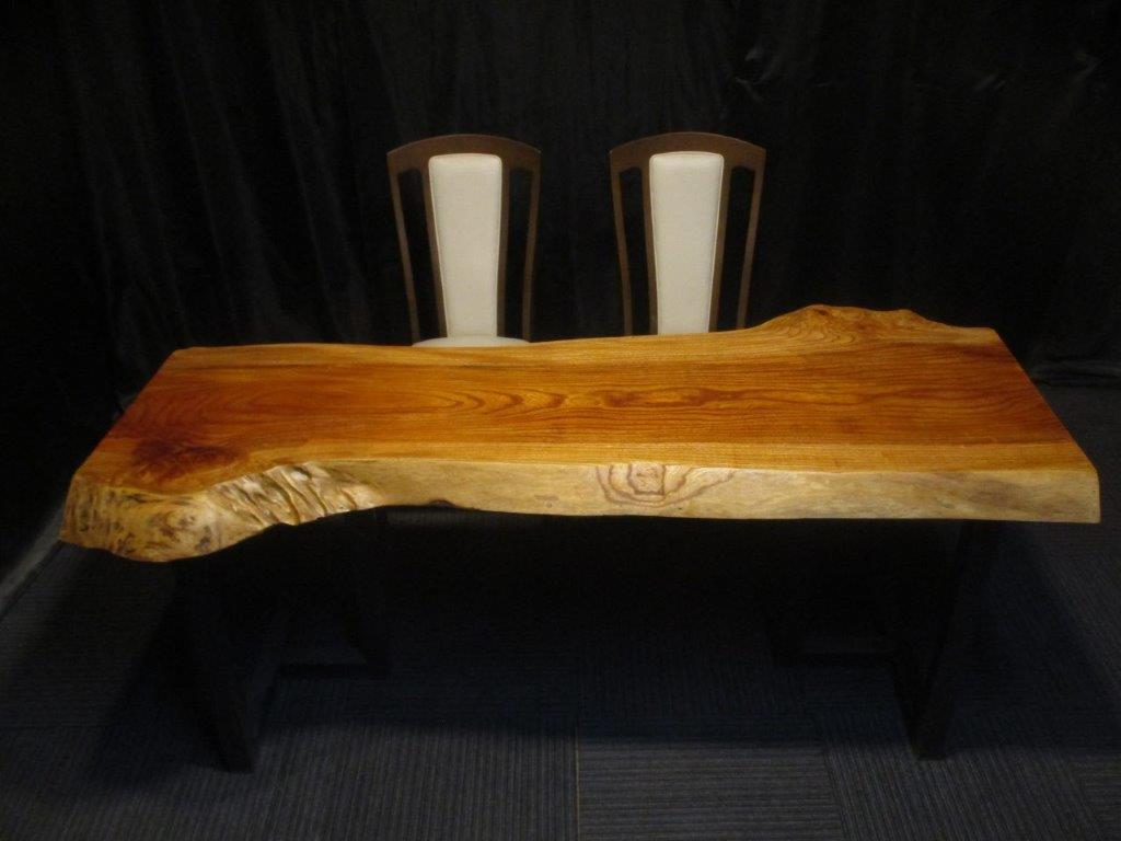 楽天市場】# 922□ 欅 ケヤキ 一枚板 ダイニングテーブル ローテーブル