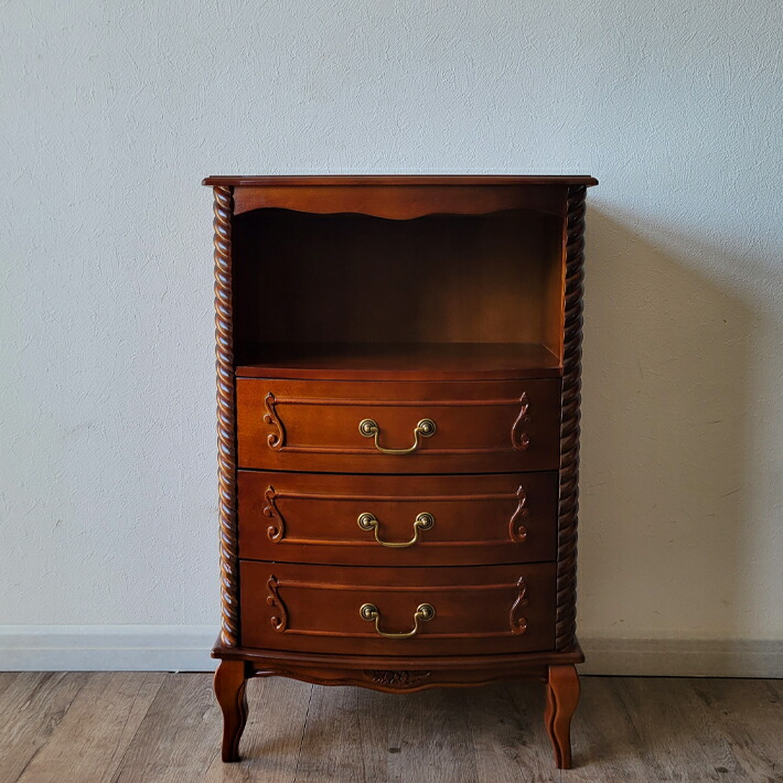 ヨーロピアン調 チェスト4段5杯 洋タンス 箪笥 完成品 新生活応援