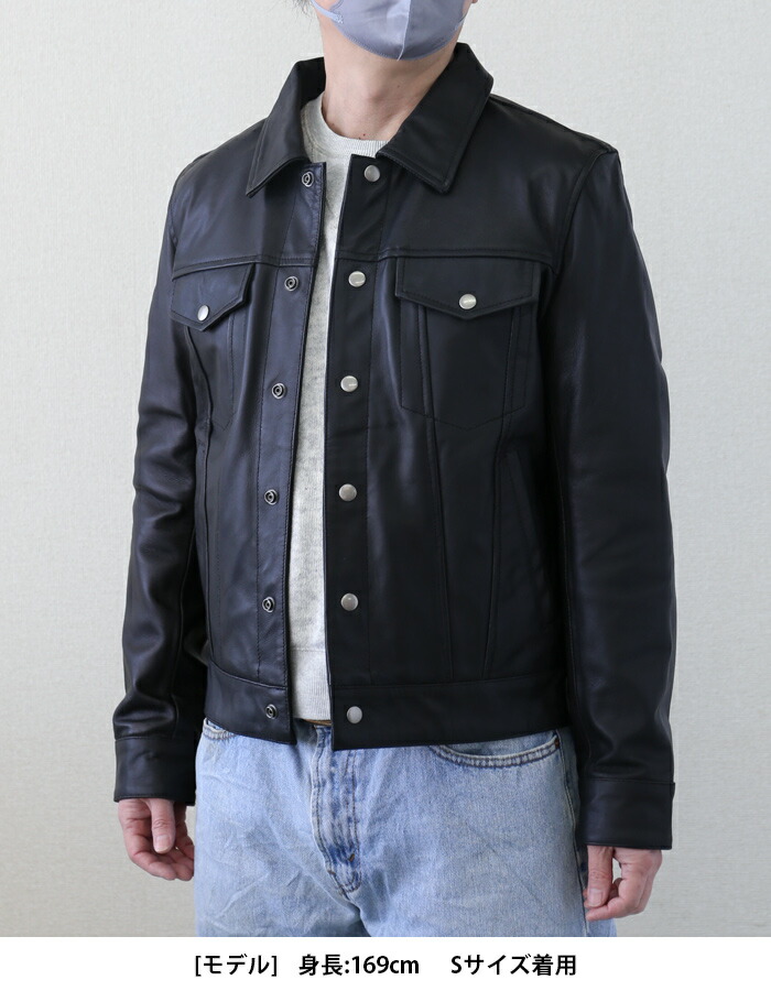 楽天市場】レザージャケット トラッカージャケット Gジャン 3rd