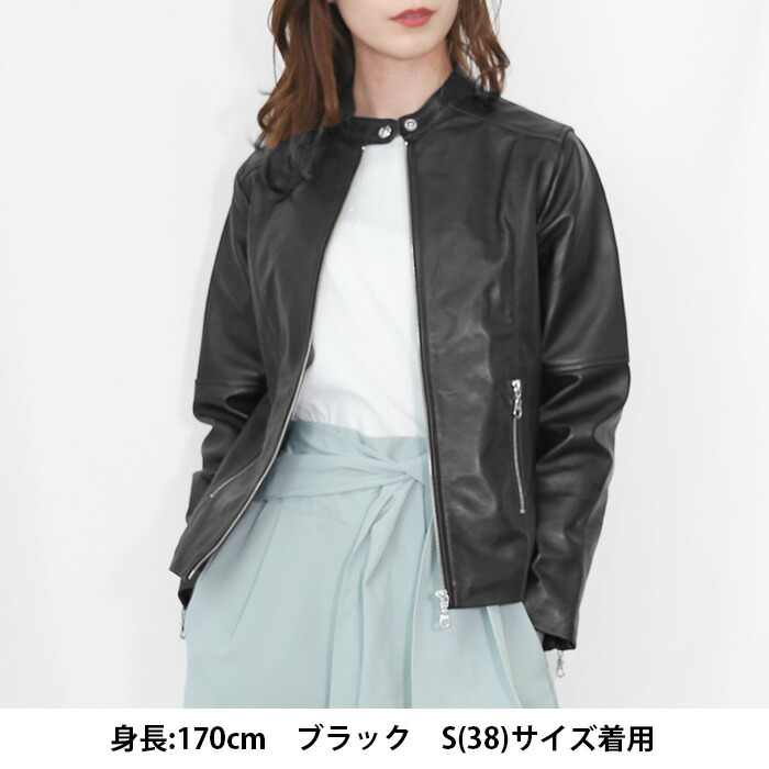 楽天市場】レザージャケット シングル ライダース シングルライダース