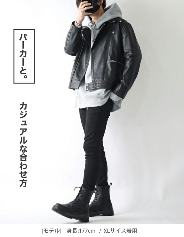 楽天市場】レザージャケット ライダース ダブル ダブルライダース