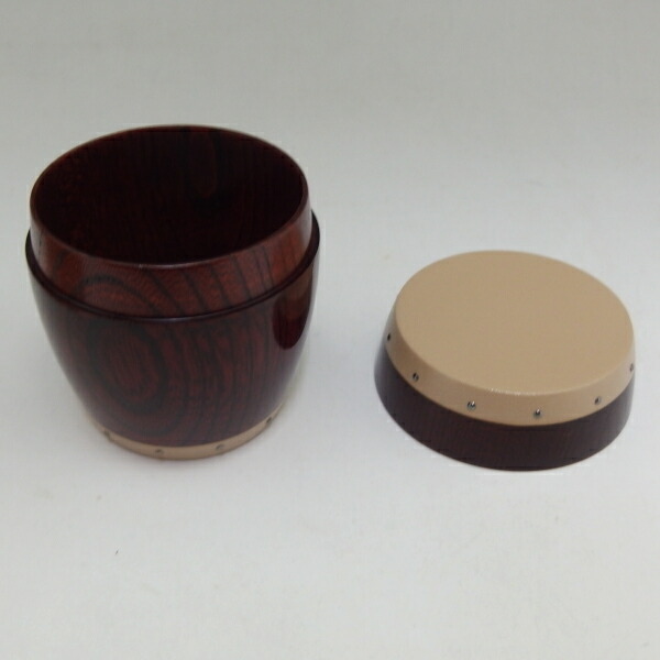 楽天市場】秀甫作 欅溜塗 太鼓茶器 山中塗 棗 加賀蒔絵 共箱 木箱