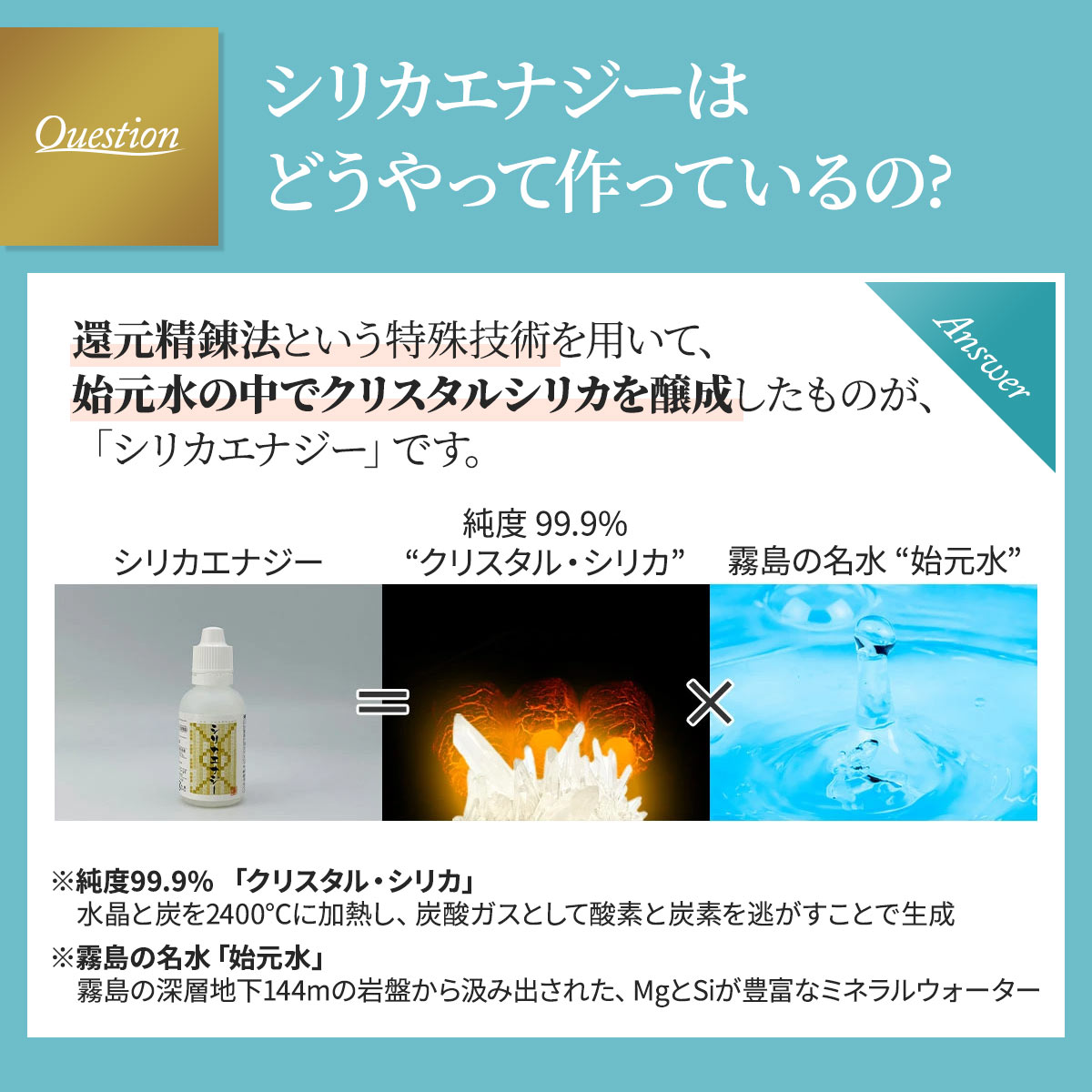 シリカエナジー 500ml×1本（ジェルシリカ付き） シリカエナジーの