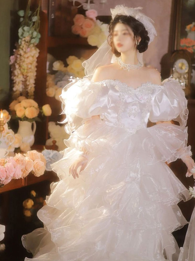 楽天市場】ロング ウエディングドレス カラーウエディングドレス 花嫁