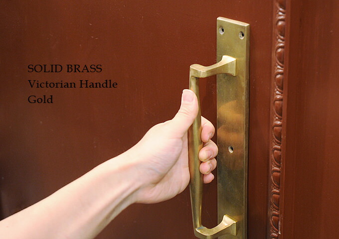 楽天市場】【〈最短翌日出荷〉真鍮 ドア ハンドル 取っ手 ブラス