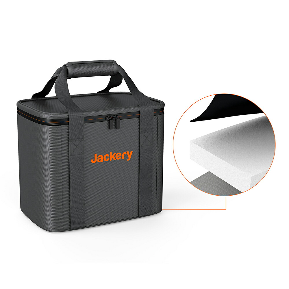Jackery 充電用シガーソケット・ACアダプター収納ポーチ＆本体収納