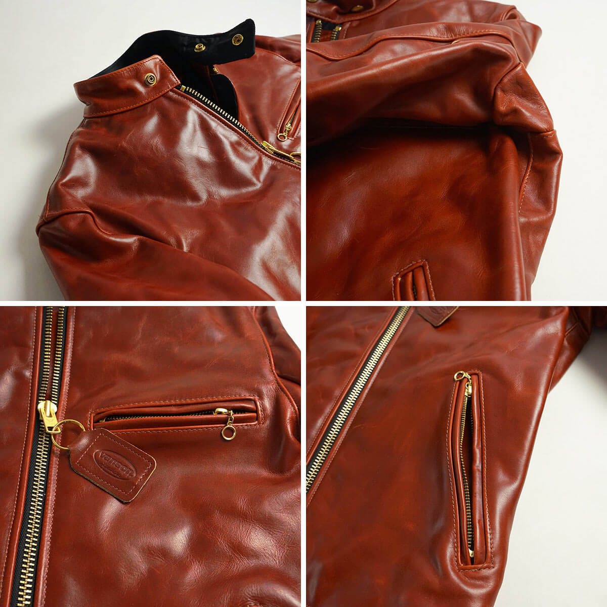 楽天市場】バンソン VANSON MODEL B シングル ライダース オクタゴン