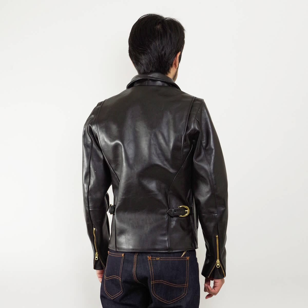 楽天市場】バンソン VANSON ENF シングル ライダース ブラック