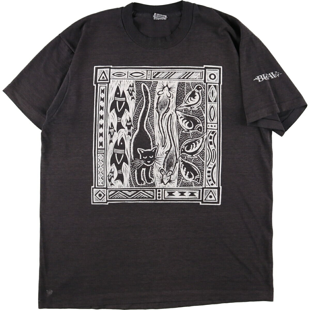 楽天市場】古着 90'S UNKNOWN アートTシャツ メンズL ヴィンテージ