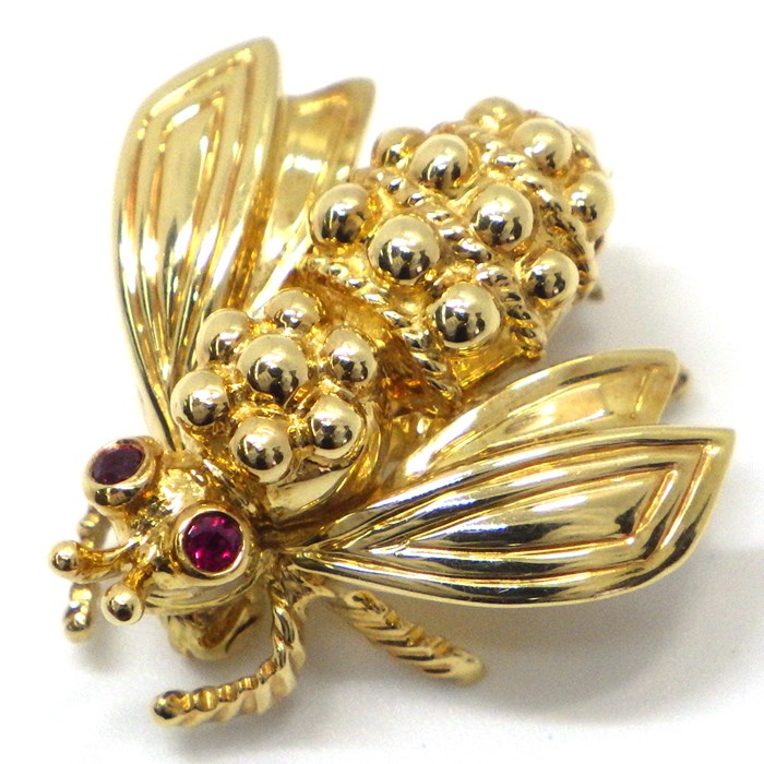 楽天市場】ティファニー Tiffany & Co. ブローチ ハチモチーフ K18YG