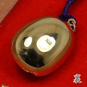 楽天市場】18金 キーホルダー すず 中 達磨 根付 K18 鈴 携帯