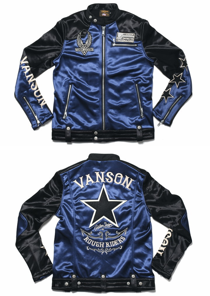 楽天市場】【当店別注】バンソン VANSON ライダース ワンスター