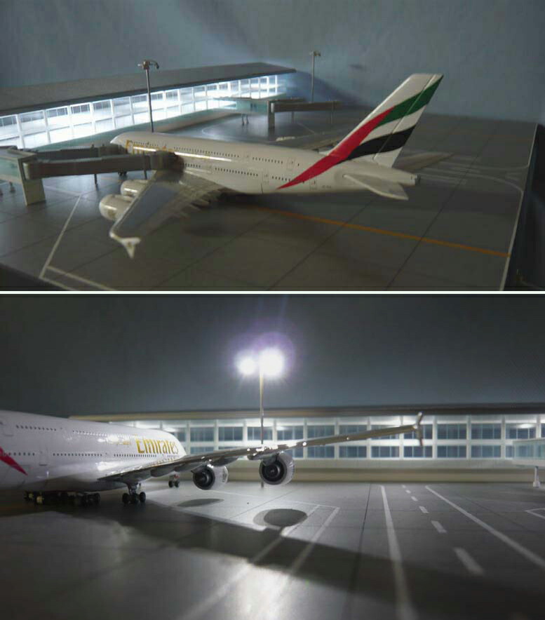 空港ジオラマ模型 DeltaGroove 1514 terminal 1/400 空港ジオラマ模型