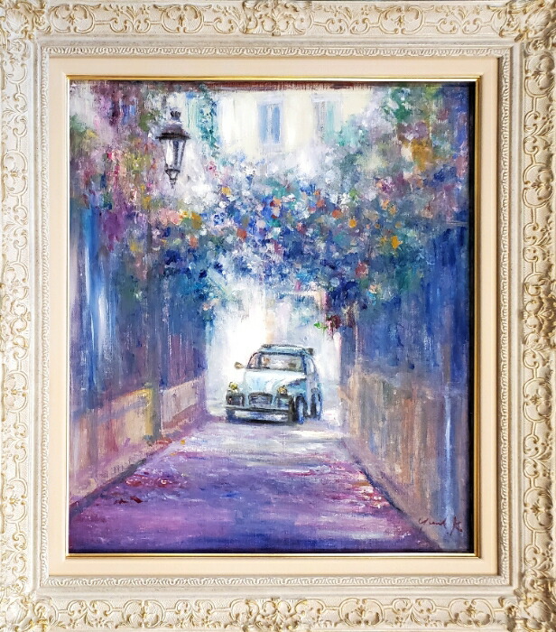 32×41㎝「夕方の部屋の中 D」油彩・原画・F6 32×41㎝「夕方の部屋の中