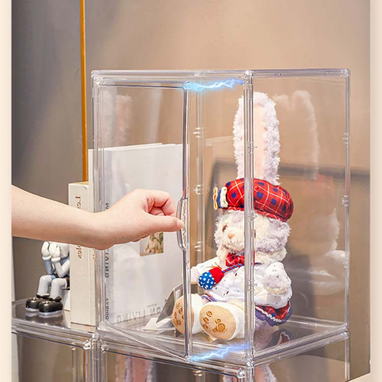 楽天市場】 ぬいぐるみ収納ケース ぬいぐるみケース 扉付き かわいい 2