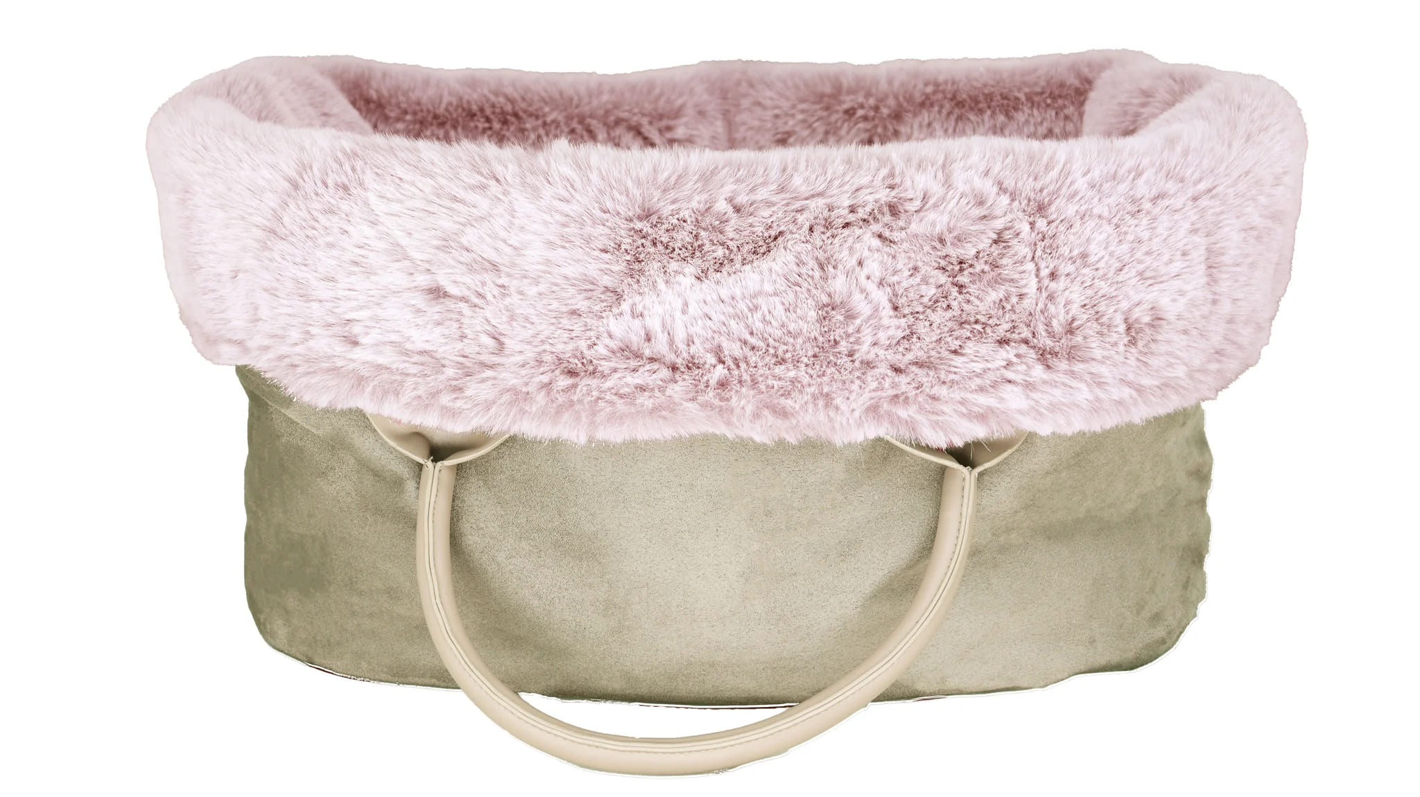 犬のキャリーバッグ スリーピーファーハートキルトバッグ ピンク