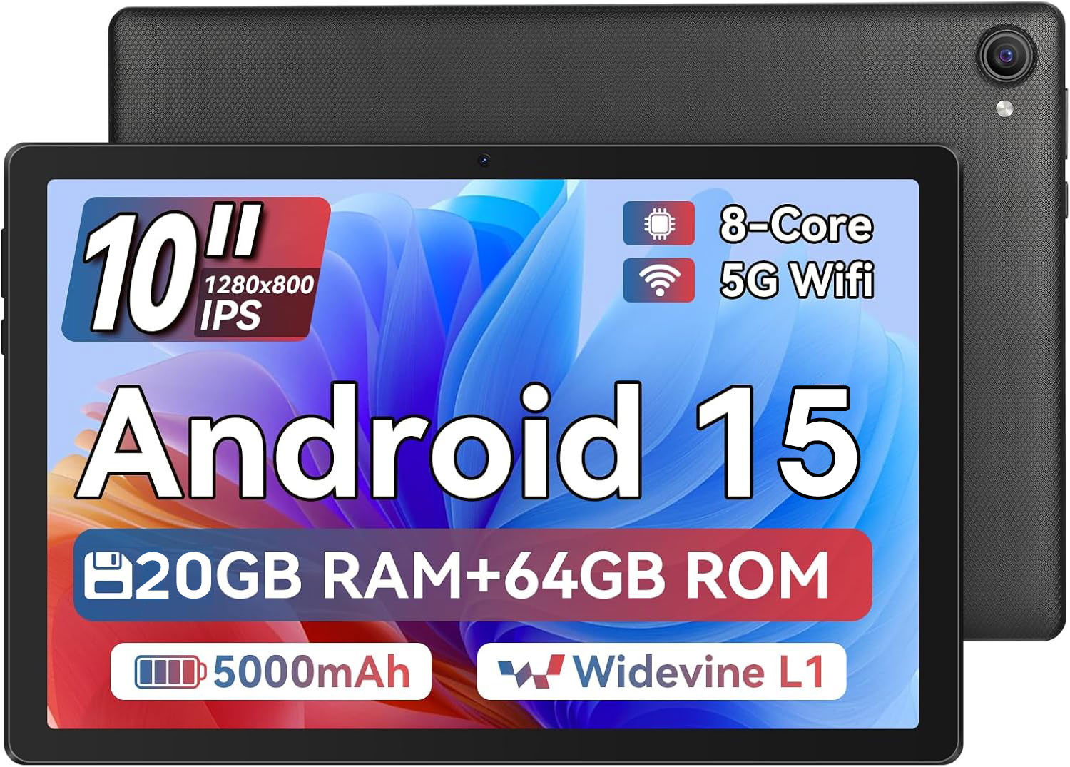 楽天市場】タブレット 10インチ 【 wi-fiモデル android 15】 20GB+