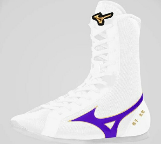 Mizuno ボクシングシューズ ホワイト/ゴールド Mizuno ボクシング