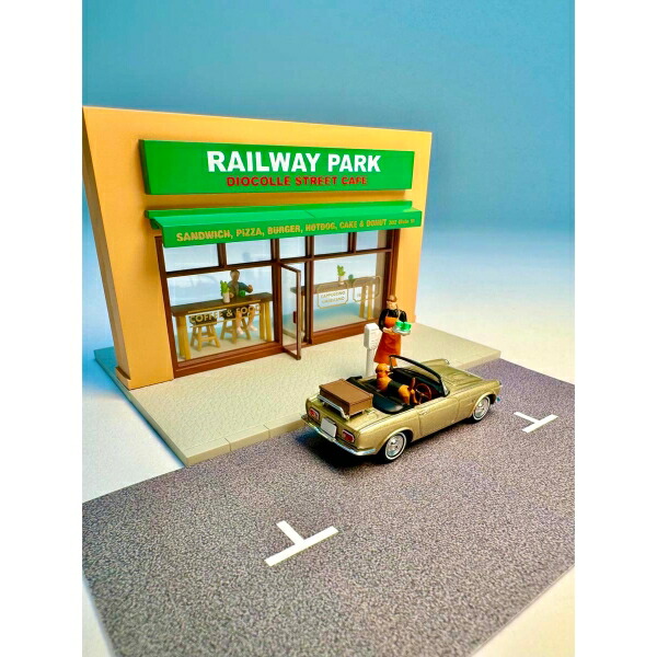 楽天市場】トミーテック 1/64 ジオコレ64 #カースナップ27a カフェ