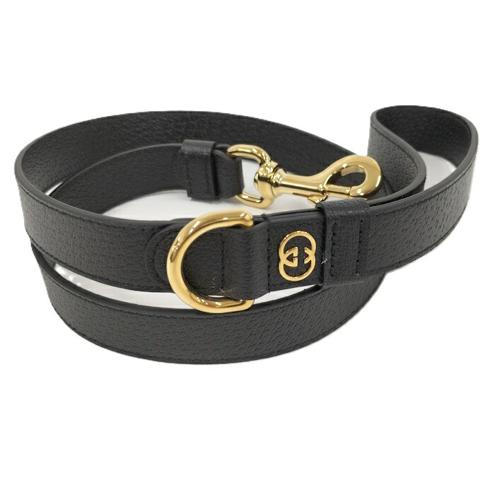 GUCCI レザーリード ブラック 【公式通販】