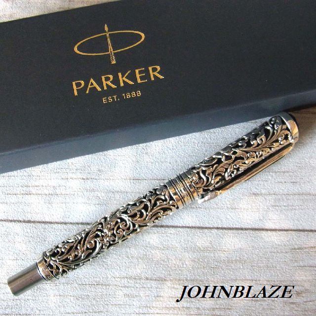 楽天市場】【PARKER】シルバー925製 パーカーボールペン アイビー つた