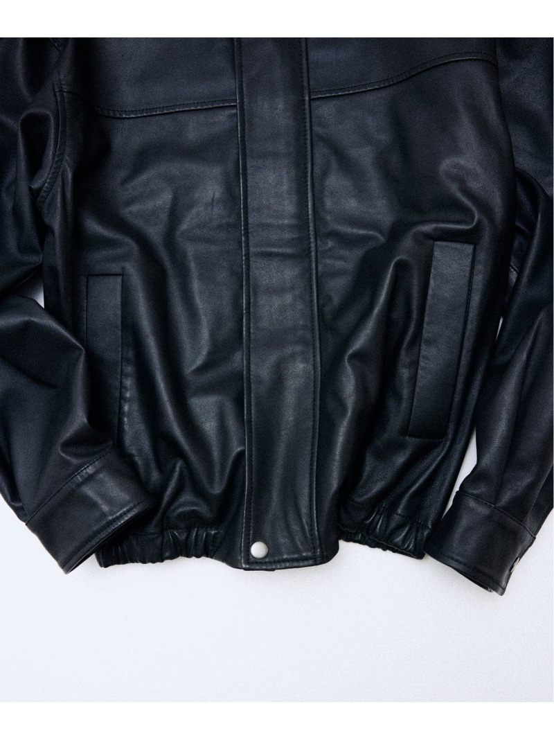 楽天市場】ラムレザー ショート ステンカラー ブルゾン JOURNAL