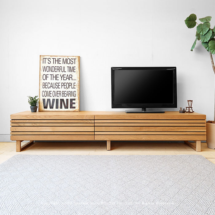 楽天市場】テレビ台 テレビボード 開梱設置配送 幅210cm ホワイト