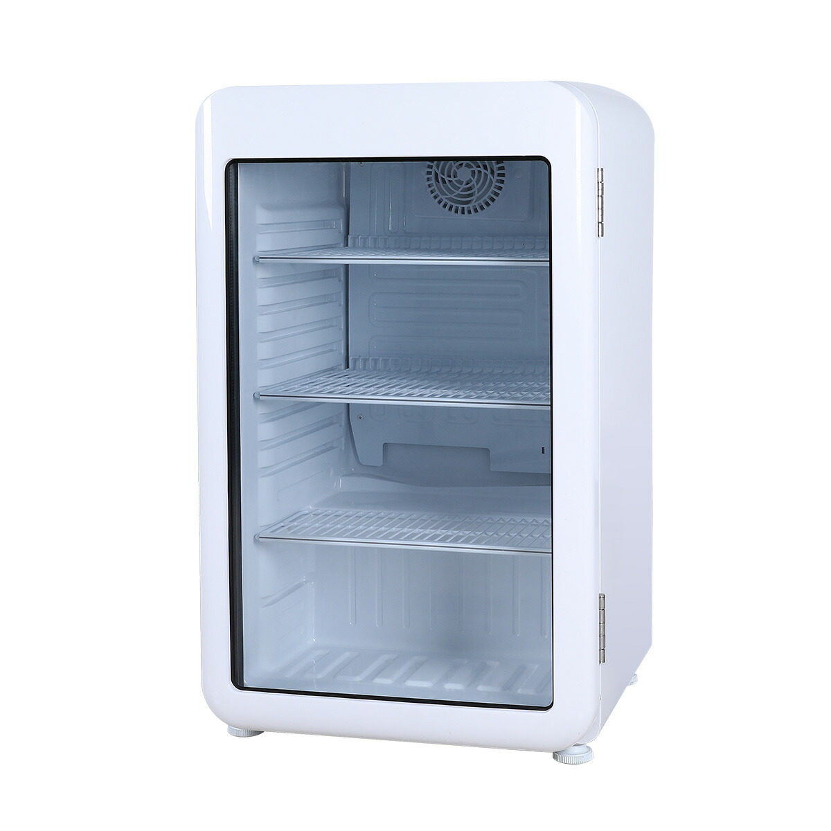 冷蔵ショーケース ホワイト 2段棚付き 卓上 冷蔵ショーケース ホワイト