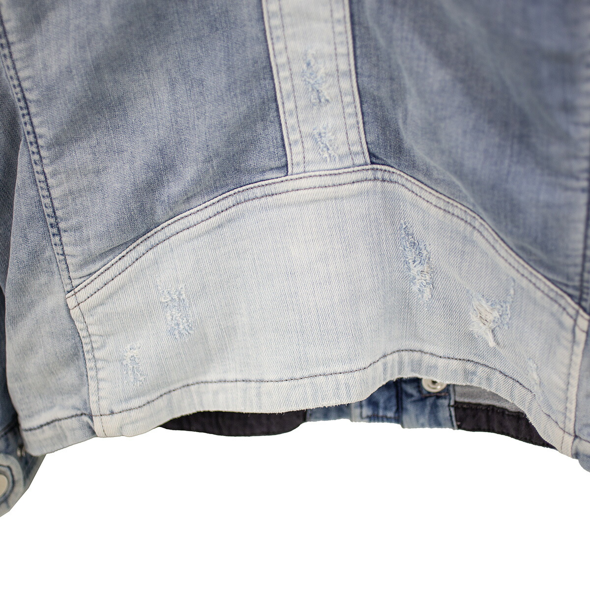 楽天市場】【DIESEL】ディーゼル デニム ライダースジャケット