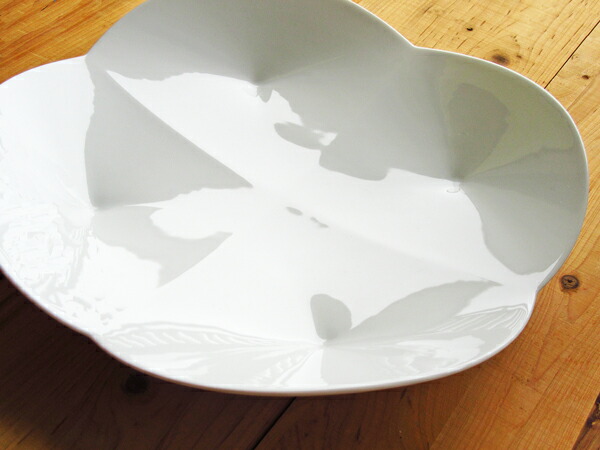 送料込美濃焼名月四つ足皿