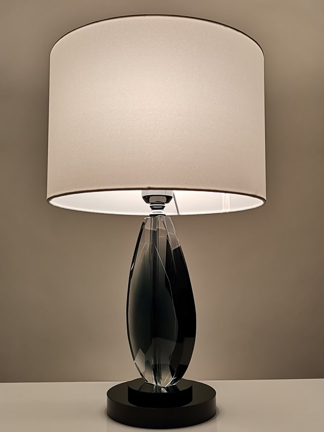 メーカー直送】テーブルランプ モダン クリスタル 水晶 高級感 H48cm