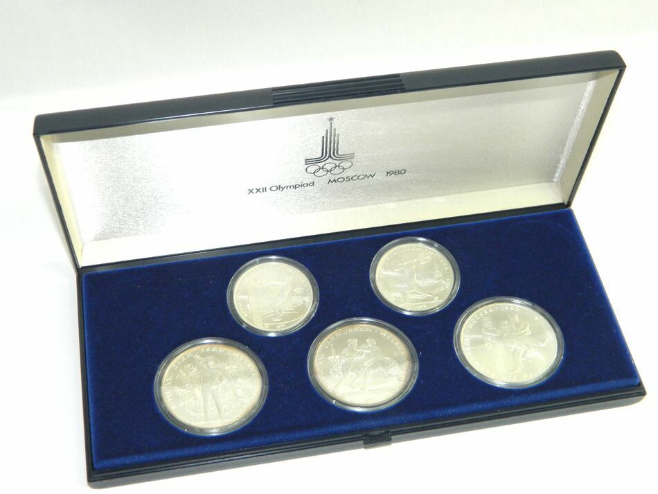 オリンピック 銀製記念硬貨 4枚セット 東京オリンピック記念銀貨セット