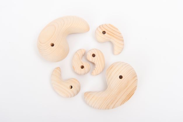 楽天市場】木製 勾玉 ネックレス (大) アクセサリー まがたま まが玉