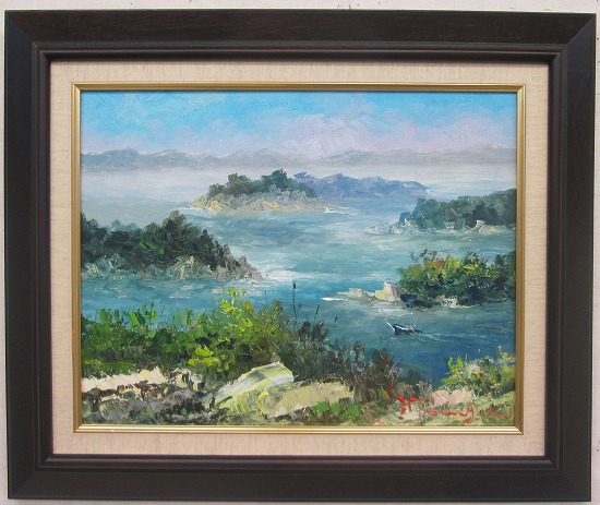 梅雨明け」2008 F20 絵画 油絵 油彩画 アート 風景画 尾瀬ヶ原