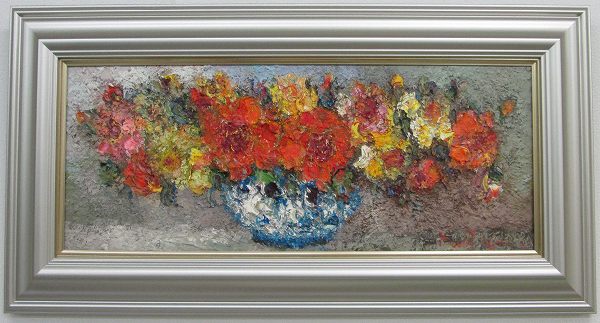 楽天市場】「薔薇」渡部ひでき（WF3サイズ油彩画[油絵]（直筆油彩画