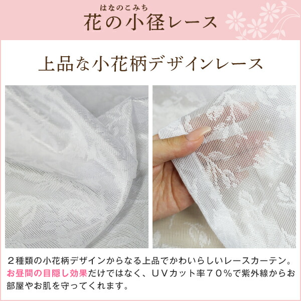 楽天市場】【クーポンセール対象外】上品で優しい小花柄のミラーレース