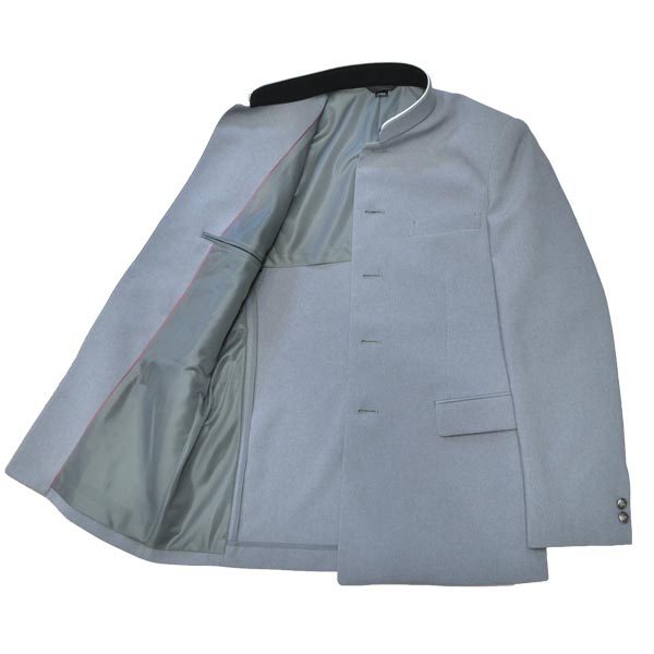 楽天市場】【学生服上下セットでお得】サマー学ラン ライトグレー 高