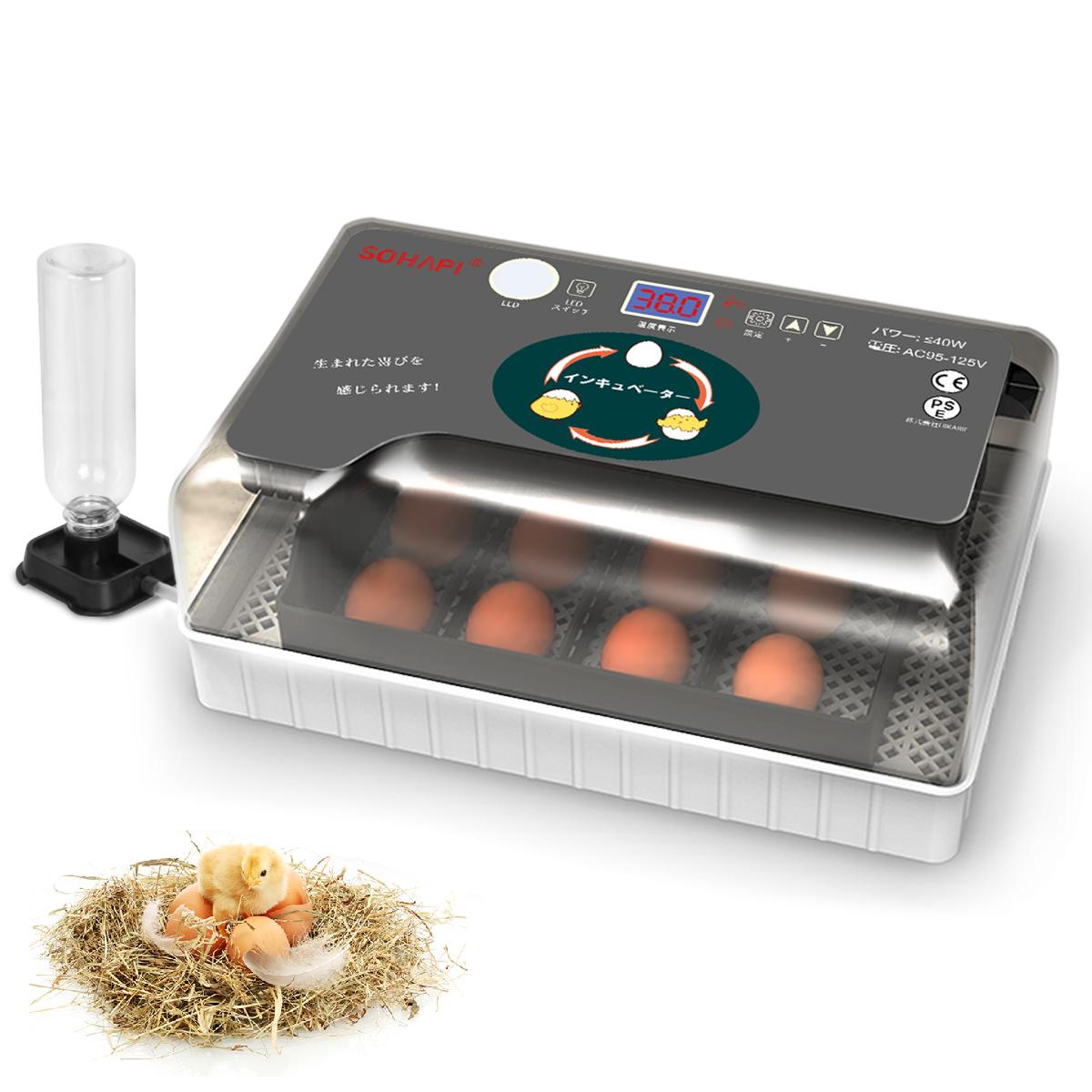 楽天市場】【P2】自動孵卵器 孵卵器 自動転卵 インキュベーター 恒温器