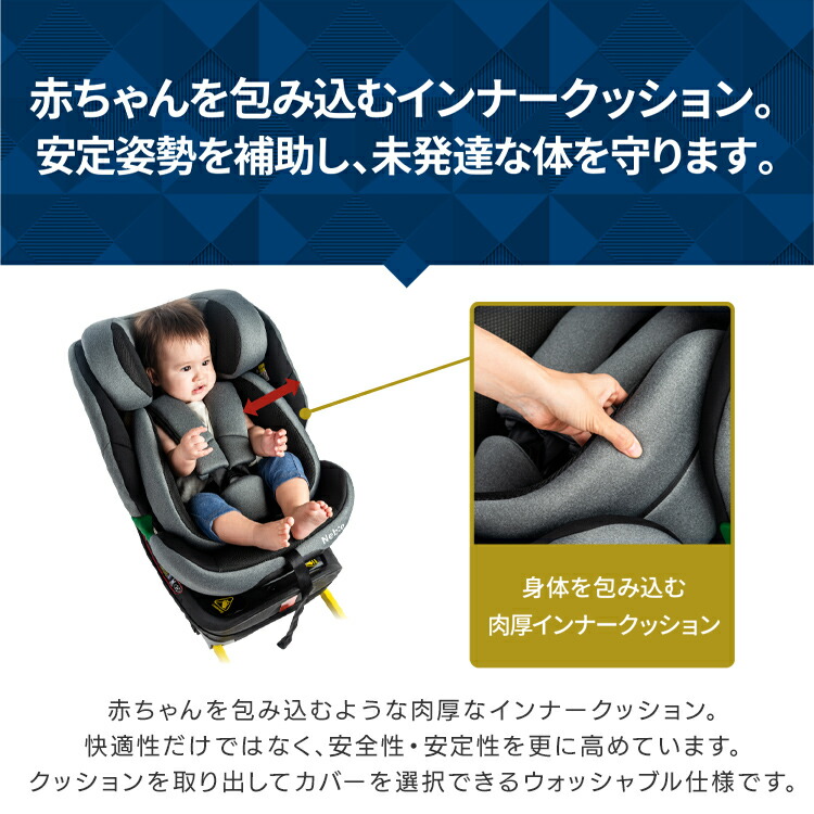 楽天市場】【R129対応】 チャイルドシート ジュニアシート 新生児 回転