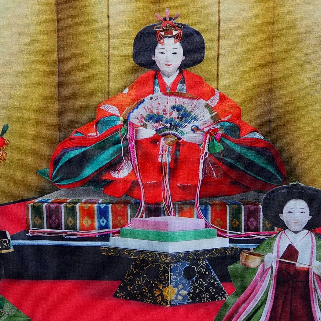 楽天市場】コッカ インクジェット タペストリー 生地 ひな祭り