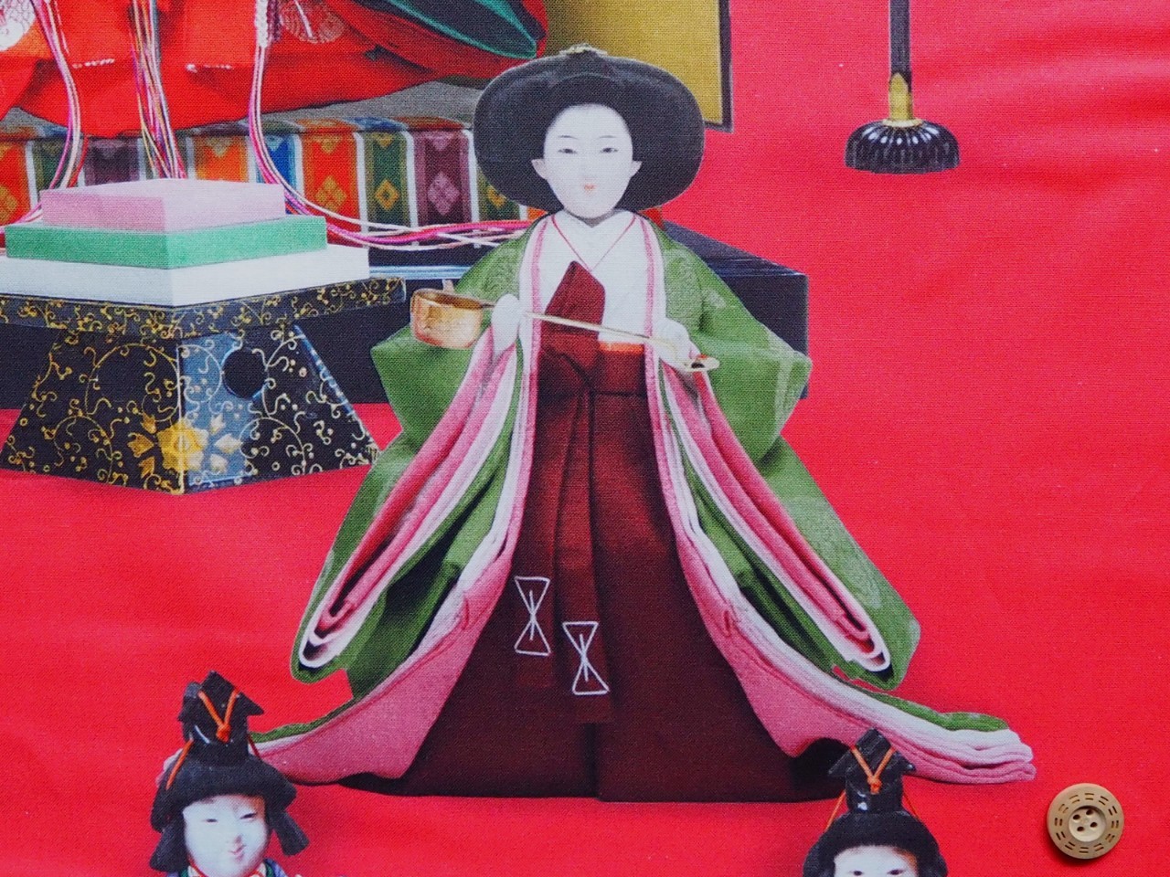 楽天市場】コッカ インクジェット タペストリー 生地 ひな祭り